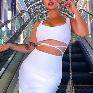 Laced Up Snatched Out Fashion Nova Mini Dress